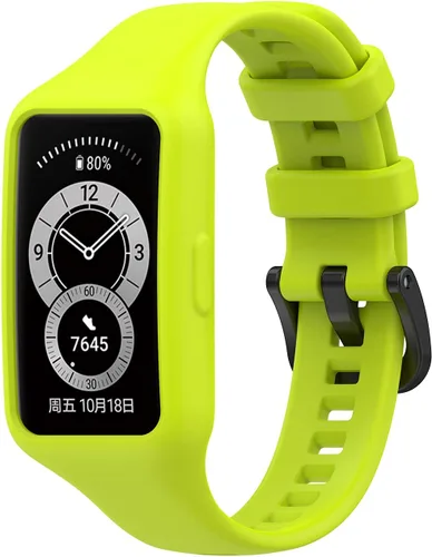 Vista 15 de Senter Correa de repuesto de goma suave de liberación rápida para Huawei Band 7 Smart Watch 10 pzas