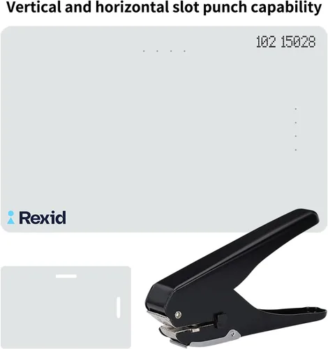 Vista 4 de Paquete de 5 tarjetas de proximidad ISO de PVC ISO RexID programadas por defecto para sistema de control de acceso, comparable al formato estándar