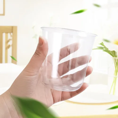 Vista 4 de Vasos Desechables sin Tallo 12oz Copas de Plástico Cristal Vasos Desechables para Bebidas Frías de Fiesta Copas de Vino para Reuniones Bodas