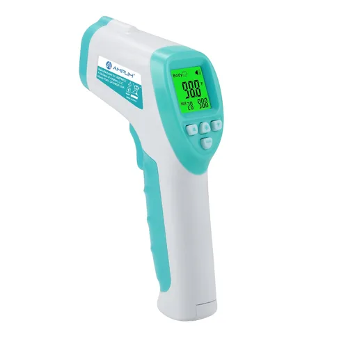 Vista 8 de Termómetro digital infrarrojo temporal de grado médico sin contacto para adulto/bebé/niño/bebé/enfermera. Amplim mejor temperatura de la fiebre