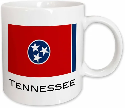 Vista 16 de 3dRose Taza de dos tonos con la bandera del estado de Iowa, 11 onzas, negro/blanco