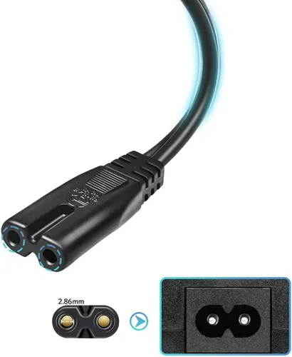 Vista 5 de Sopito Repuesto de cable de alimentación reclinable, cable de CA de 2