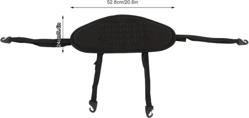 Vista 6 de Respaldo para kayak, acolchado y cómodo, impermeable, soporte para respaldo de canoa, comodidad mejorada con correa para un apoyo óptimo