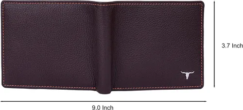 Vista 5 de Cartera de cuero Charlie para hombre, Marrón, Casual