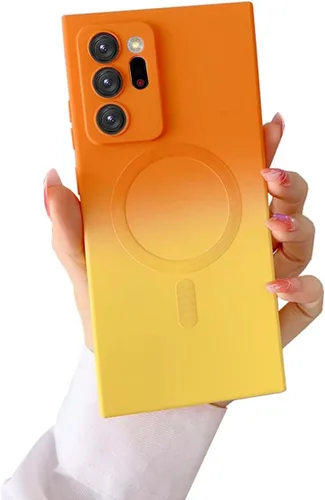 Vista 3 de Doowear Funda magnética para Galaxy Note 20 Ultra (compatible con cargador Magsafe), inalámbrico, antiarañazos, a prueba de golpes, protección