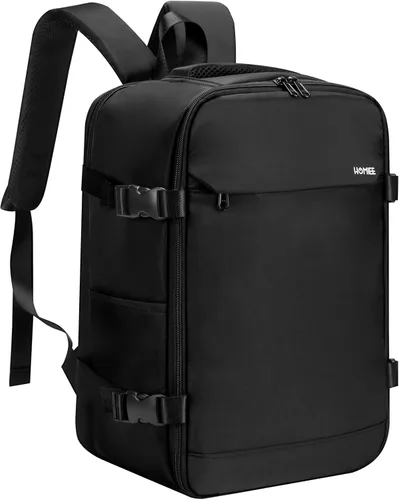 Vista 13 de HOMIEE Spirit Airlines - Mochila de viaje de 18 x 14 x 8 pulgadas, bolsa para artículos personales, equipaje de mano debajo del asiento, aprobada