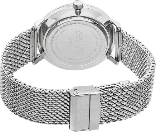 Vista 4 de August Steiner AS8091 - Reloj clásico para hombre, movimiento de cuarzo suizo en malla