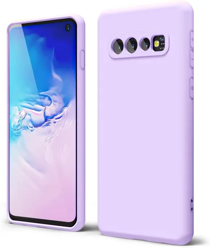 Vista 414 de oakxco Funda para teléfono Samsung Galaxy S8 de silicona líquida, delgada y fina de gel de goma suave TPU cubierta protectora simple llana