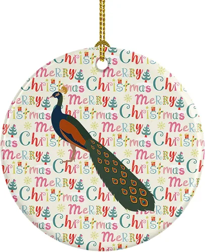 Vista 77 de Caroline's Treasures Adorno de cerámica de avestruz común para árbol de Navidad, decoración colgante para el hogar, Navidad, vacaciones, fiesta