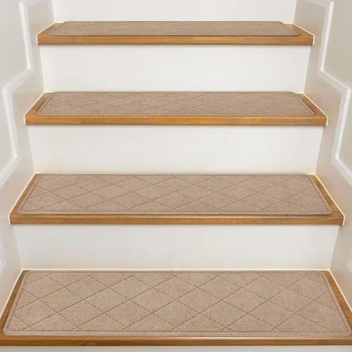 Vista 16 de Stair Treads for Wooden Steps Indoor, KOOTETA 1 Pack 20" X 32" Non Slip