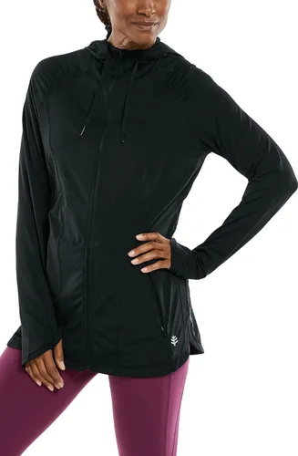 Vista 2 de Coolibar UPF 50+ Astir - Chaqueta con cremallera completa para mujer, protección solar