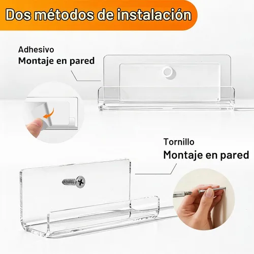 Vista 4 de Kalami Paquete de 6 soportes para discos de vinilo autoadhesivos