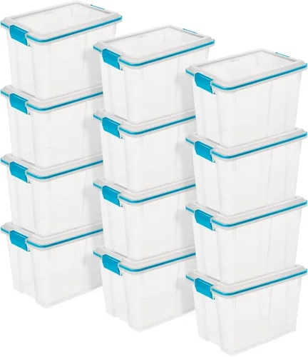 Vista 17 de Sterilite Caja de almacenamiento de juntas con tapas para el hogar