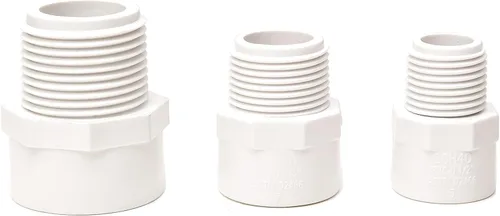 Vista 4 de Adaptador roscado macho de PVC de 2 pulgadas Macho Accesorios