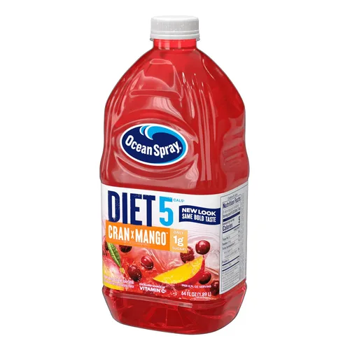Vista 11 de Ocean Spray Diet - Bebida de jugo de mango y arándano, botella de 64 onzas líquidas (paquete de 8)