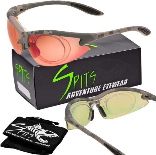 Vista 2 de Spits Eyewear 1.50 Gafas de seguridad de tiro con aumento completo MAGSHOT Pick Frame & Lens Color Marco negro