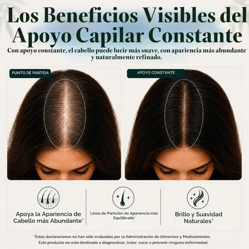 Vista 4 de Hair Growth Supplements for Visibly Thicker Fuller Hair and Scalp Coverage