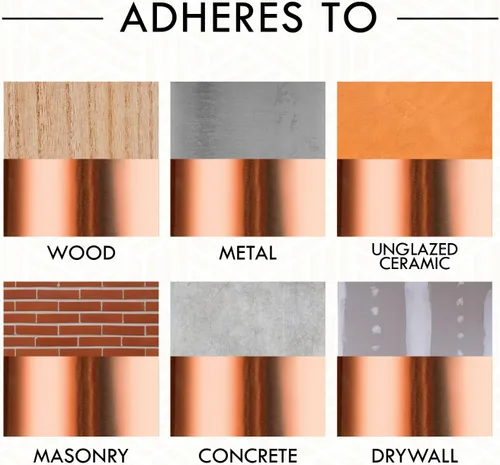Vista 3 de Pintura en aerosol 11 oz Rust-Oleum 1915830 – paquete de 6 especialidad metálico 1915830, 1937830 - 6 PK Cobre