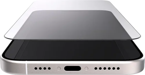 Vista 3 de Speck Protector de pantalla de vidrio para iPhone 15 Plus, compatible con pantalla iPhone 15 Plus de 6.7 pulgadas, vidrio ultrafino, resistente a