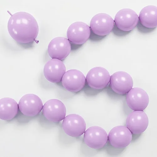 Vista 15 de Globos de Enlace Azul Claro, 60 Piezas de 6 Pulgadas Globos Pequeños de Enlace Rápido Azul Bebé para Hacer Pared de Globos, Arco de Corazón, Globos