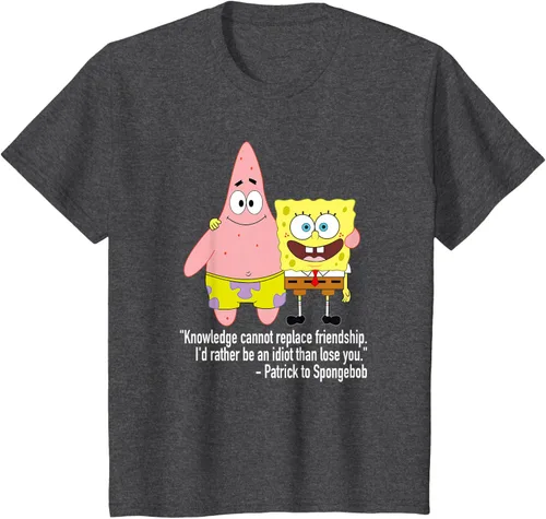 Vista 30 de Mademark x SpongeBob SquarePants - Patrick & SpongeBob - Camiseta de la amistad Asfalto