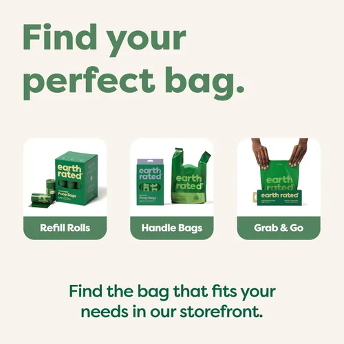 Vista 7 de Earth Rated® Bolsas de residuos de perro con asas (no en rollos), lavanda-aromatizado