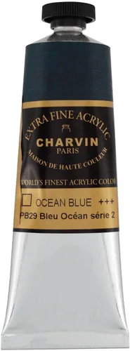Vista 158 de Charvin Pintura acrílica profesional extrafina – verde absenta, tubo de 2.1 fl oz, pigmentos de triple fresado, resistente a la luz, pinturas