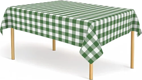 Vista 19 de Paquete de 2 manteles de plástico a cuadros en blanco y negro para fiestas, desechables de 54 x 108 pulgadas, mantel rectangular con bandera a