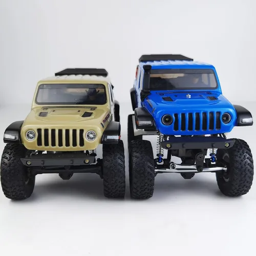 Vista 7 de SWX Amortiguador ajustable RC Shocks de 1.693 in para 1/24 RC Crawler Car Axial SCX24 AXI90081 Deadbolt AXI00001 AXI00002 mejoras (azul)