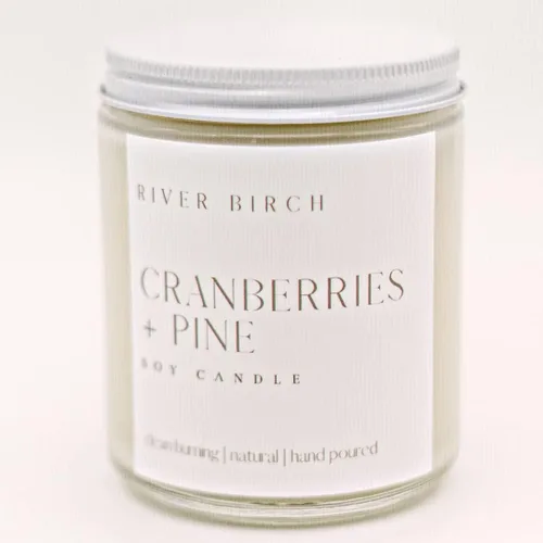 Vista 25 de River Birch Candles - Vela perfumada de almendra y miel Velas en tarro de ámbar de soja de primera calidad, totalmente naturales, no tóxicas, 8.5