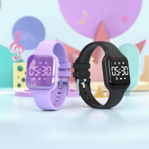 Vista 8 de Reloj de contador de pasos para niños, podómetro digital, reloj de pulsera con rastreador de fitness, reloj deportivo impermeable, para niños, niñas