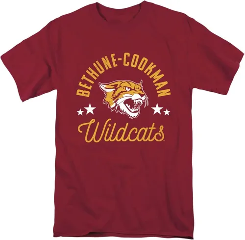 Vista 53 de Collegiate Distressed Mascot Unisex Adult T Shirt Collection 3 Universidad de Adelphi