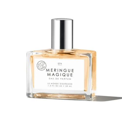 Vista 13 de Le Monde Gourmand Angel Soirée Eau de Parfum - 1 fl oz (30 ml) - Notas de perfume de lichia, malvavisco rosa, leche de rosa