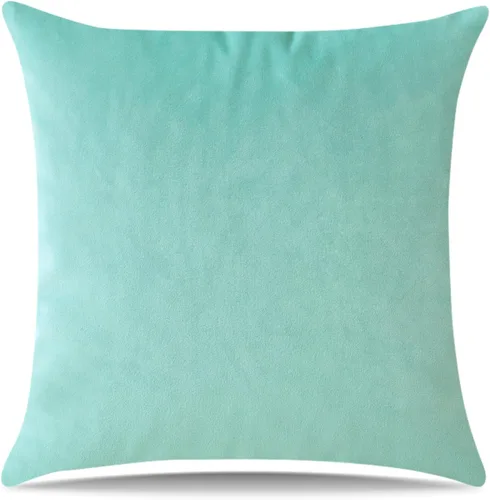 Vista 9 de Artscope Fundas de Almohada de Terciopelo de Lujo Fundas de Almohadas Cuadradas Decorativas Fundas de Cojines Suaves Sólidas para Sofá de Sala Sofá
