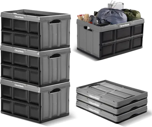 Vista 15 de Contenedor para almacenamiento plegable CleverCrates, de CleverMade