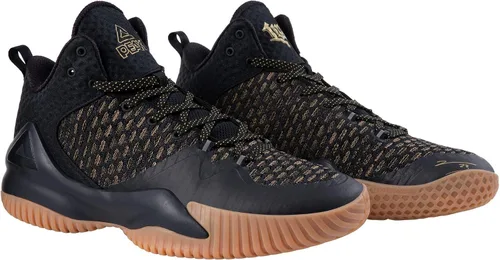 Vista 4 de PEAK Streetball Master - Zapatos deportivos de baloncesto para hombre transpirables, para exteriores, con amortiguación para ponerse
