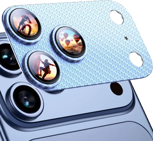 Vista 110 de Uyiton para iPhone 13 Pro/iPhone 13 Pro Max Protector de Lente de Cámara, [Fuerte Adhesión] [Protección contra Caídas] Cubierta de Cámara Posterior