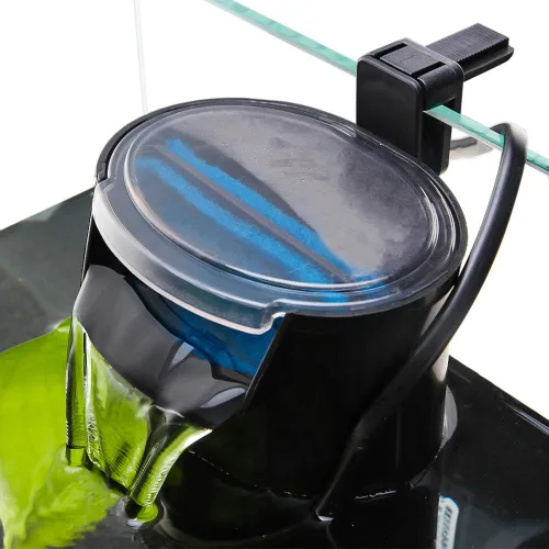Vista 6 de Senzeal Filtro de tortuga para acuario, silencioso, bomba de filtro de bajo nivel de agua, 5 W, 400 L/H, filtro interno para tanque de peces