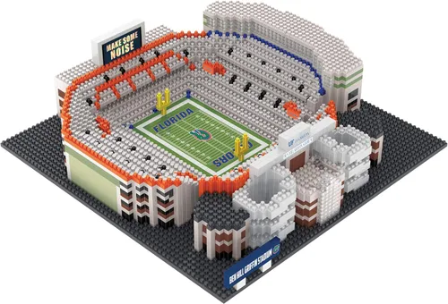 Vista 11 de FOCO NCAA Unisex NCAA College 3D BRXLZ Puzzle Team Football Stadium