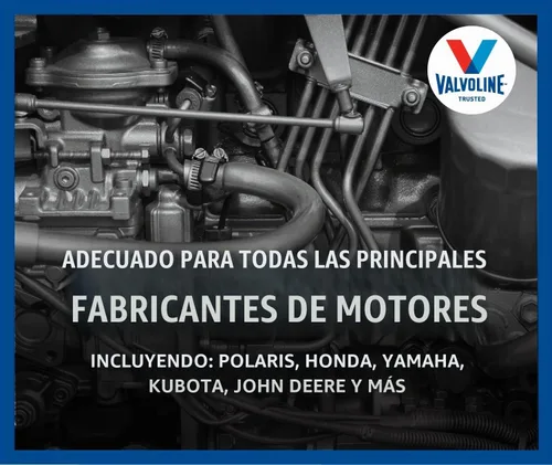 Vista 8 de Valvoline Aceite de motor sintético completo Powersport de 4 tiempos, 1 cuarto de galón