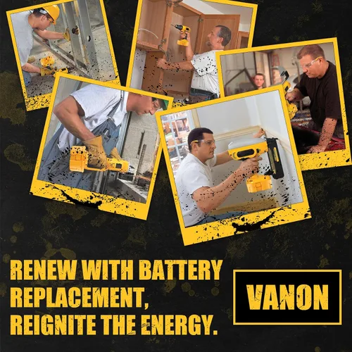 Vista 7 de VANON Reemplazo Ni-Mh de 4.8Ah para batería Dewalt de 18 V DC9096 DC9098 DC9099 DE9038 DE9095 DE9096 DW9095 DW9095 DW9096 DW9098 Baterías 2 paquetes