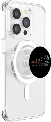 Vista 3 de Velas de windsurf, tabla de surf, deportes acuáticos, fin de semana, Windsurf, PopSockets, MagSafe PopGrip para iPhone