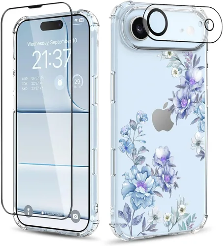Vista 44 de Funda para iPhone 13 y iPhone 14 (6.1 pulgadas), funda protectora delgada de poliuretano termoplástico suave a prueba de golpes, bonito