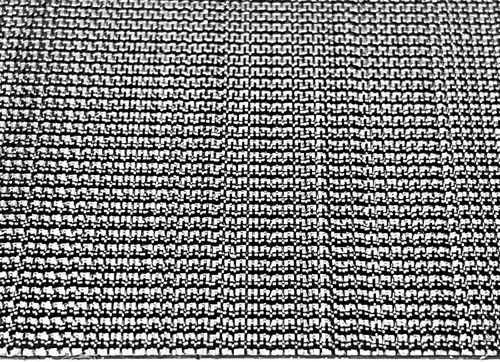 Vista 2 de Gancho y bucle adhesivo trasero industrial extremo hoja de 12 pulgadas x 12 pulgadas (hoja de gancho solamente)