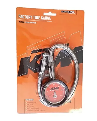 Vista 2 de KTM U6951099 - Medidor de neumáticos grande de ajuste universal para calle y suciedad