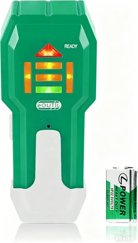 Vista 12 de Buscador de pernos y escáner de pared, detector de metales y madera para paredes de 3/4 pulg. de espesor (ST102 (viene con batería))