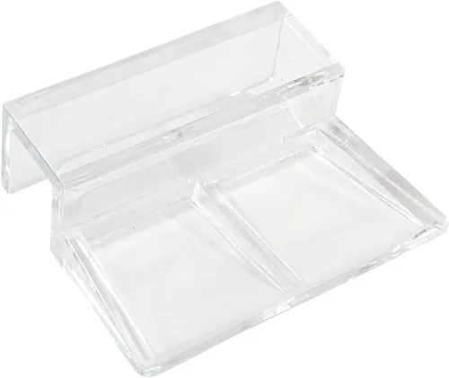 Vista 6 de Paquete de 24 clips de tapa de acuario para acuario, soporte de tapa de acuario acrílico transparente para pecera, soporte de vidrio de acuario