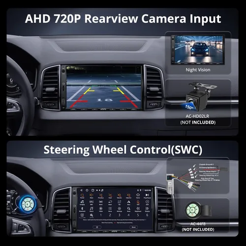 Vista 6 de ATOTO A5L 7 pulgadas Android Doble DIN Estéreo del coche, inalámbrico