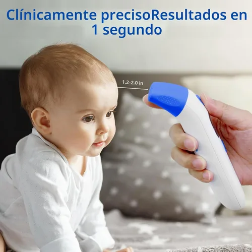 Vista 6 de Berrcom - Termómetro 3 en 1 para frente y oído para adultos y niños