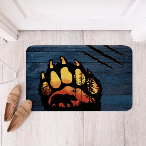 Vista 28 de Feelyou Tapetes de baño estampados, con patrón de sombrero occidental, para niños y niños, vaquera rosa, para ducha, accesorios de baño abstractos